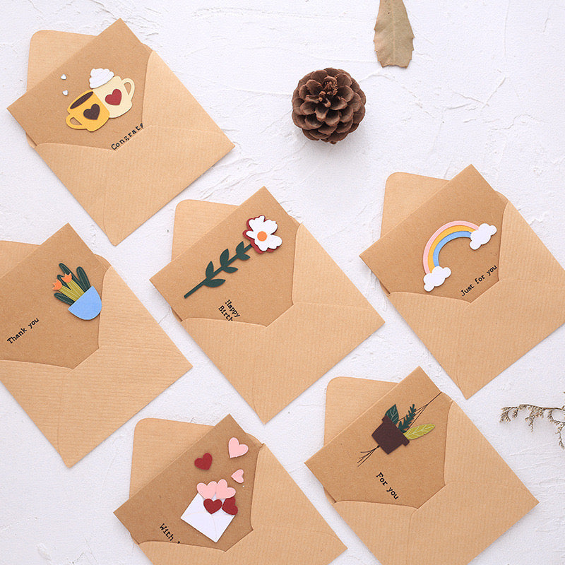 Vintage Greeting Card with envelope