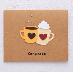 Vintage Greeting Card with envelope