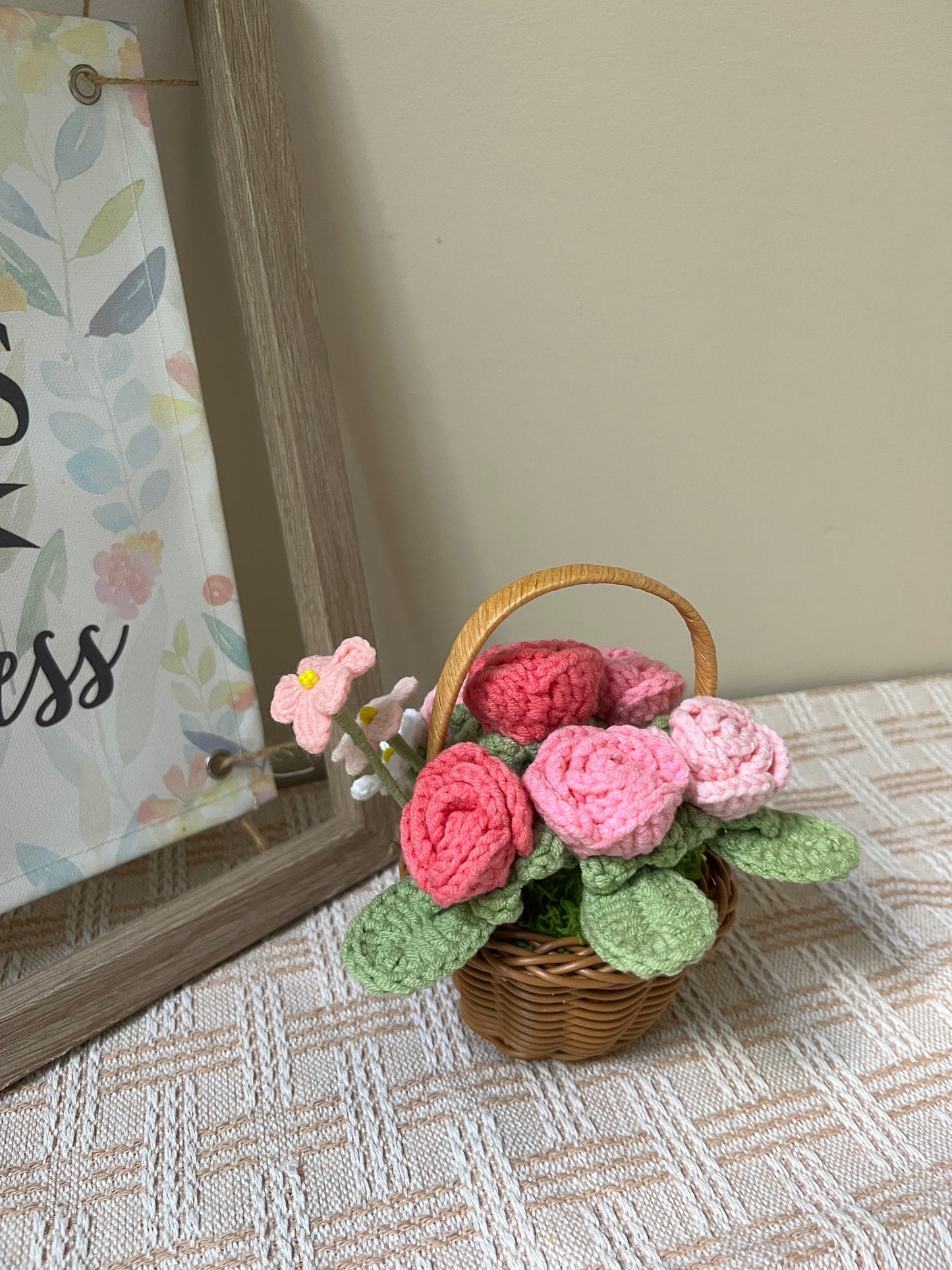 Roses Flower Basket