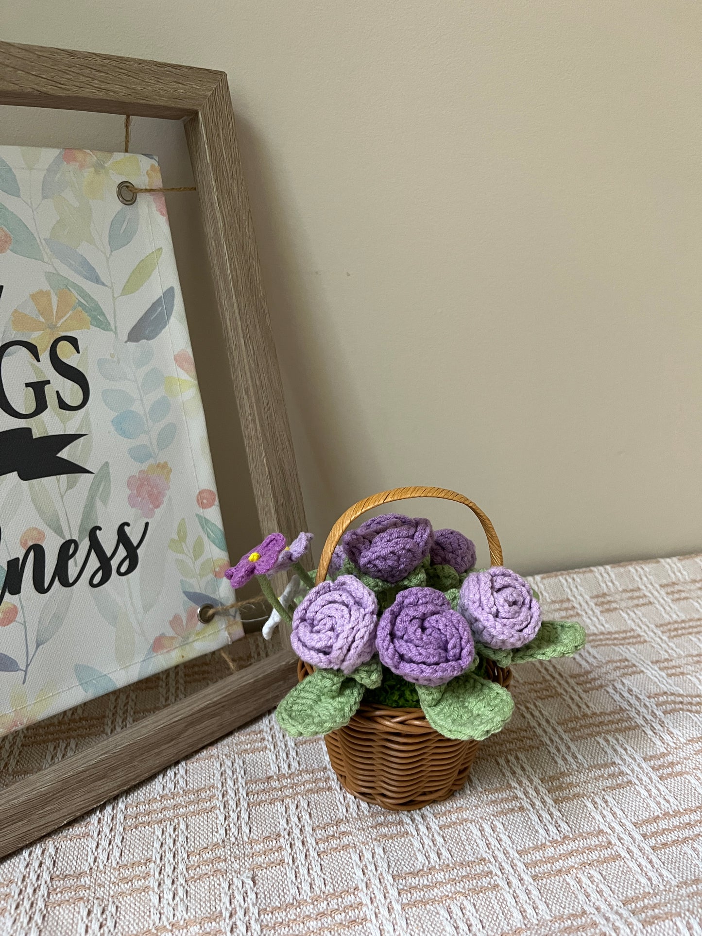 Roses Flower Basket