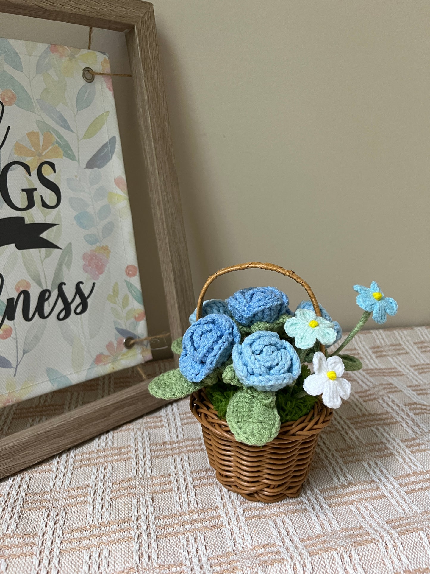 Roses Flower Basket