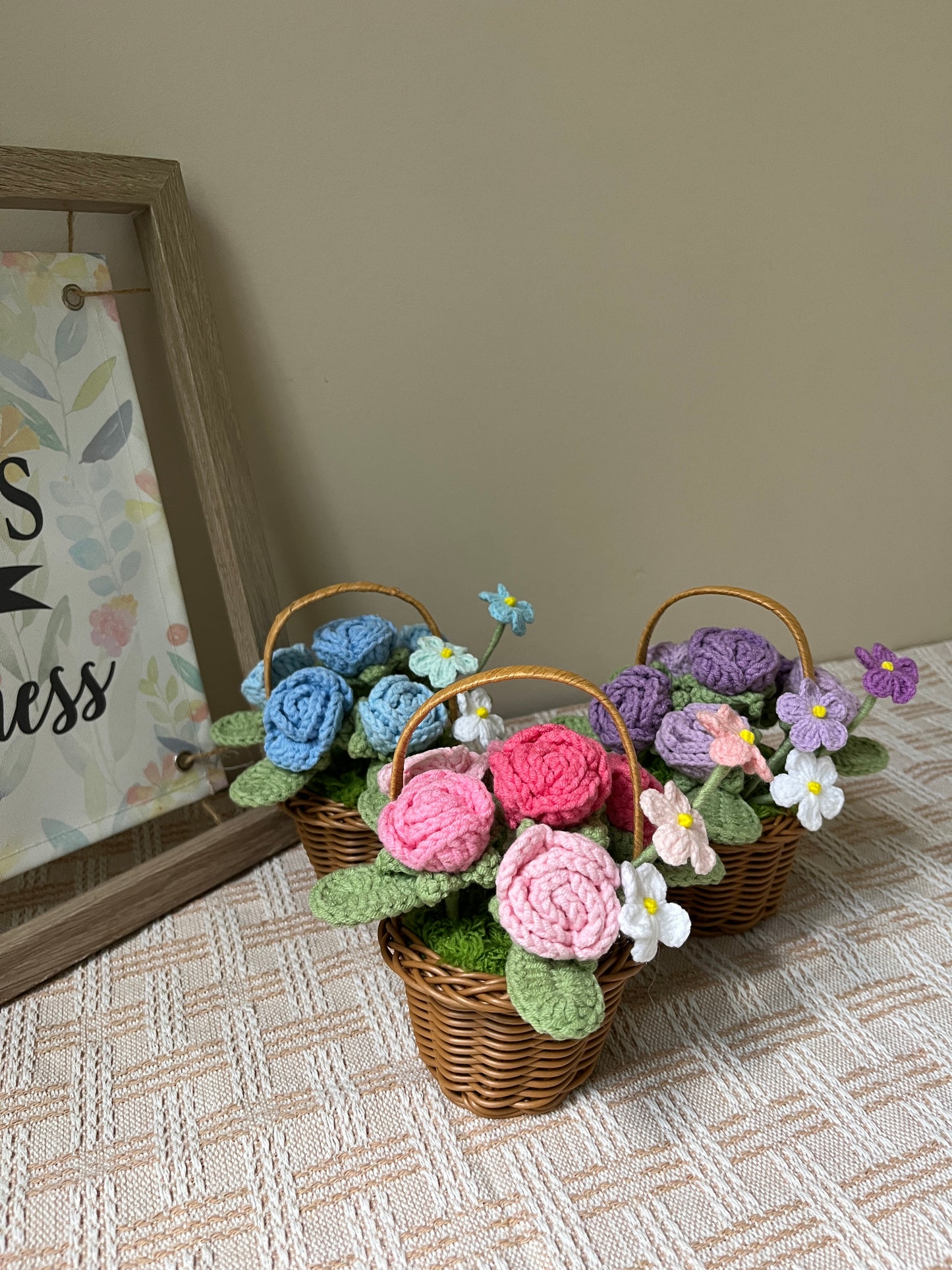 Roses Flower Basket