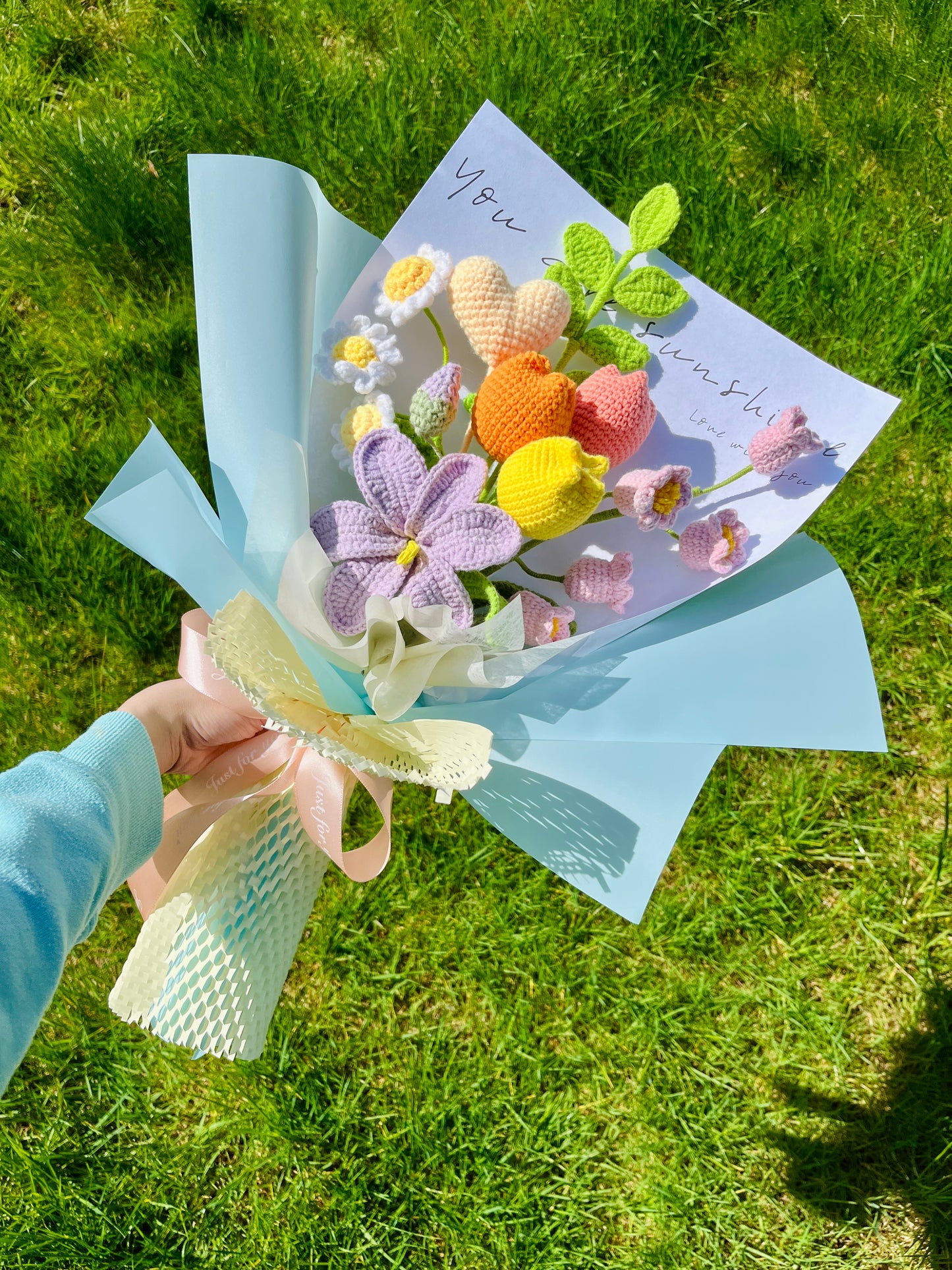 Mixed Tulips Bouquet with package