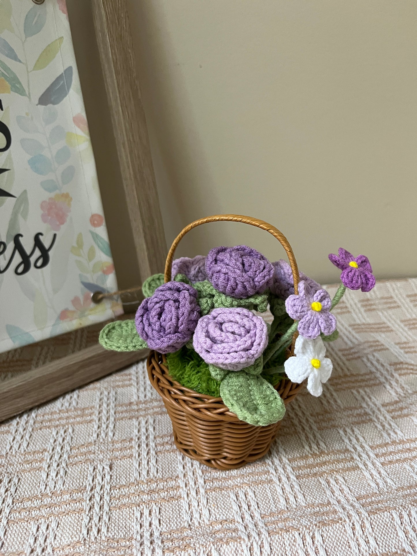 Roses Flower Basket